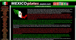 Desktop Screenshot of mexicoplates.moini.net